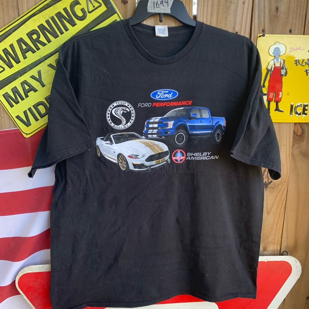 Ford Shelby American Pick up and mustang T-shirt Size XL